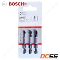 Bộ 3 đầu vặn vít Impact Control 50mm (PH1, PH2, PH3) Bosch 2608522491