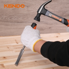 Đục gỗ 6mm tay cầm bọc nhựa Kendo -26101