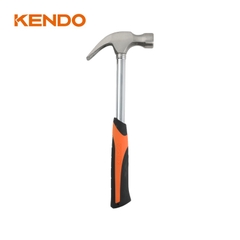 Búa nhổ đinh 450g/16oz có trục hình ống và tay cầm bọc nhựa Kendo - 25101