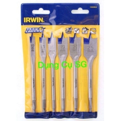 Mũi khoét gỗ đuôi cá chuôi lục giác Irwin 10502826 (6 chi tiết/bộ)