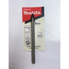 Mũi khoan gạch men, thủy tinh 6.0x65mm chuôi tròn Makita D-25149