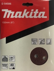 Giấy chà nhám cho gỗ 150mm (15 lỗ, đế lông) Makita (hộp 10 tờ)