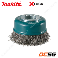 Chổi kim loại đánh rỉ sét 75mm (thép)/ Xlock Makita D-73396