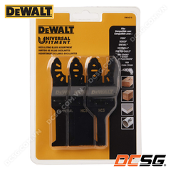 Bộ 03 lưỡi cắt rung cho gỗ và nhựa Dewalt DWA4215