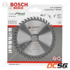 Đĩa cưa gỗ 110x1.8/1.0x20mm T40 Expert for Wood Bosch 2608644190
