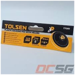 Miếng chà đệm cao su có đai ốc 125mm Tolsen 77261