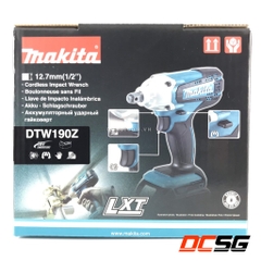 Máy siết bu lông 12.7mm dùng pin 18V Makita DTW190Z (hàng tách bộ)