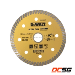 Đĩa cắt gạch Ultra Thin 105X16/20X7mm DEWALT  DW4724UT-B1