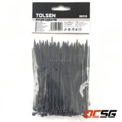 Dây rút nhựa đen 2.5x100mm Tolsen 50115