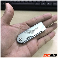 Dao rọc giấy loại gấp thép không gỉ Workpro WP211001