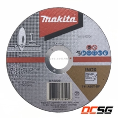 Đá cắt mỏng cho Inox 125x1.0x22.23mm Makita B-12239