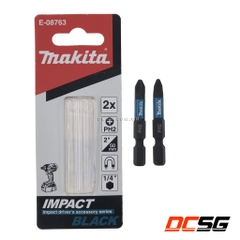 Mũi vít Impact Black PH2/50mm Makita E-08763 (2 Cái/bộ)