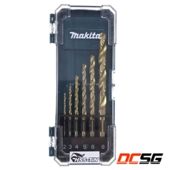 Bộ mũi khoan kim loại Hss-Tin loại kinh tế Makita D-72833 (6 chi tiết/bộ)