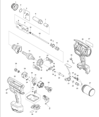 Vỏ máy DRV250 Makita 183L30-9