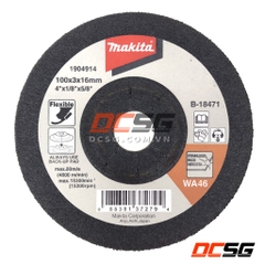 Đá mài mềm cho Inox và thép 100x3.0x16mm Makita B-18471