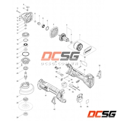 Vỏ máy mài góc dùng pin 18V DGA404/ DGA406 Makita 187998-9