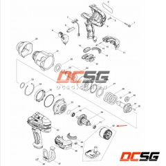 Cụm stator máy siết bu lông DTW1001/ DTW1002 Makita 629330-6