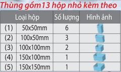 Thùng Makpac cho phụ kiện 295x395x110mm Makita 191X80-2