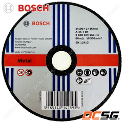 Đá cắt sắt 100x2x16mm Bosch 2608600267 - Best for Metal