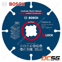 Đĩa cắt gỗ đa năng X-lock (125mm) Expert Carbide Multi Wheel Bosch 2608901193