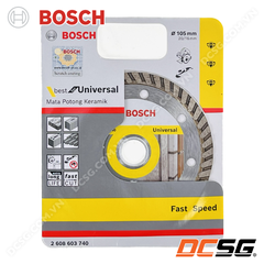 Đĩa cắt kim cương Turbo đa năng 105x20/16mm Bosch 2608603740