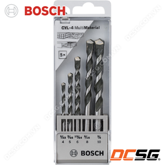 Bộ mũi khoan đa năng (4/5/6/8/10mm) CYL-4 MultiMaterial Bosch 2608680798