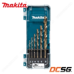 Bộ mũi khoan inox HSS-Co (2, 3, 4, 5, 6, 8mm) Makita D-75758