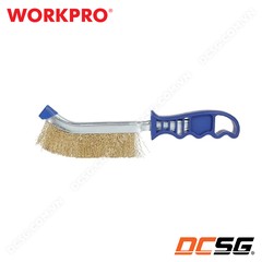 Bàn chải sắt bọc đồng thau Workpro WP253003