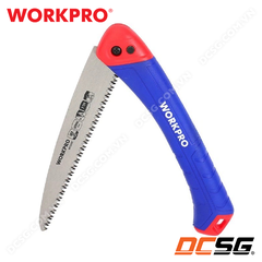 Cưa cầm tay dạng gấp, dùng để cắt cành cây 180mm Workpro WP333002