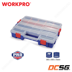 Hộp đựng mũi khoan, ốc vít 17 ngăn 382x300x68mm WORKPRO WP283007