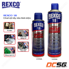 Chai xịt tẩy rửa linh kiện điện REXCO 18 CONTACT CLEANER