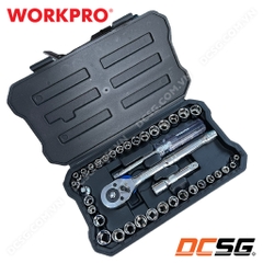 Bộ đầu tuýp và cần siết 1/4 inch và 3/8 inch (1 SET = 39 cái) Workpro WP202536