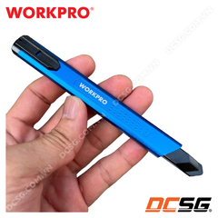 Dao rọc giấy bằng nhôm, chiều rộng lưỡi dao 9mm Workpro