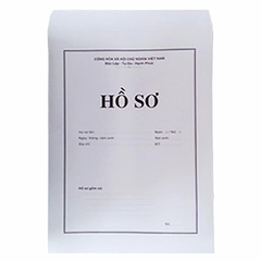 Bìa hồ sơ xin việc trắng F4 80 GSM