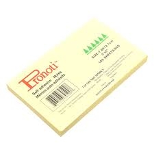 Giấy note vàng 3x5 Pronoti 7,6 cm x 12,7 cm