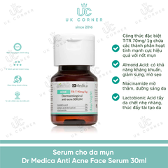 Serum cho da mụn Dr Medica Anti Acne Face Serum 50ml