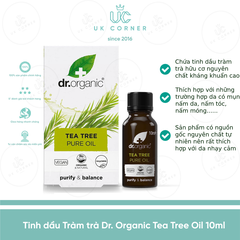 Tinh dầu tràm trà Dr Organic Tea Tree Pure Oil 10ml