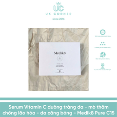 Serum Vitamin C trắng da - mờ thâm nhanh nhất - chống lão hóa - da căng bóng Medik8 Pure C15