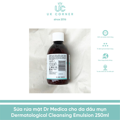 Sữa rửa mặt cho da dầu mụn Dr Medica Anti Acne Cleansing Emulsion for Face Cleavage and Back 250g