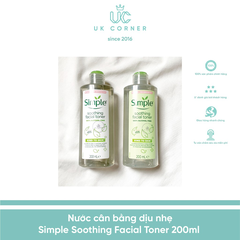 Nước cân bằng dịu nhẹ Simple Kind To Skin Soothing Facial Toner