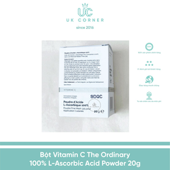 Bột Vitamin C The Ordinary 100% L-Ascorbic Acid Powder 20g