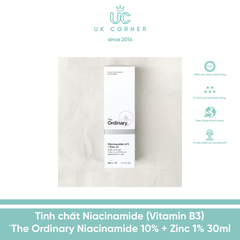 Tinh chất Niacinamide (vitamin B3) The Ordinary Niacinamide 10% + Zinc 1% 30ml