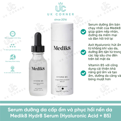 Tinh chất / Serum dưỡng da cấp ẩm và phục hồi nền da Medik8 Hydr8 Serum