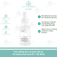 Tinh chất dưỡng ẩm The Ordinary Hyaluronic Acid 2% + B5 30ml