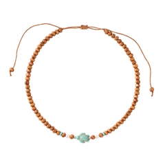 Bộ Dây Cổ-Lắc Tay Chuỗi Hạt Gỗ Rùa Xanh