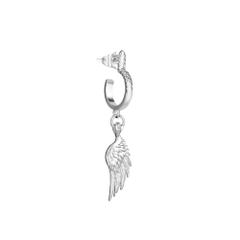 Khuyên Tai Charm Đôi Cánh Bạc