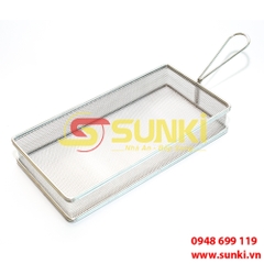 Giỏ trưng bày inox 25x13