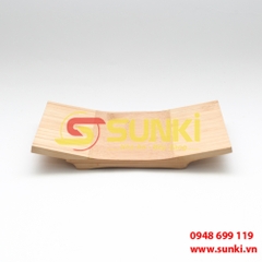 Đĩa gỗ sushi 21 * 12 KCZM0166