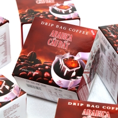 COMBO 2 HỘP CÀ PHÊ TÚI LỌC ARABICA CẦU ĐẤT (HỘP 120G, 10gói x 12g)