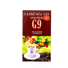 CÀ PHÊ HÒA TAN 3IN1-G9 (HỘP 10 GÓI x 16G)